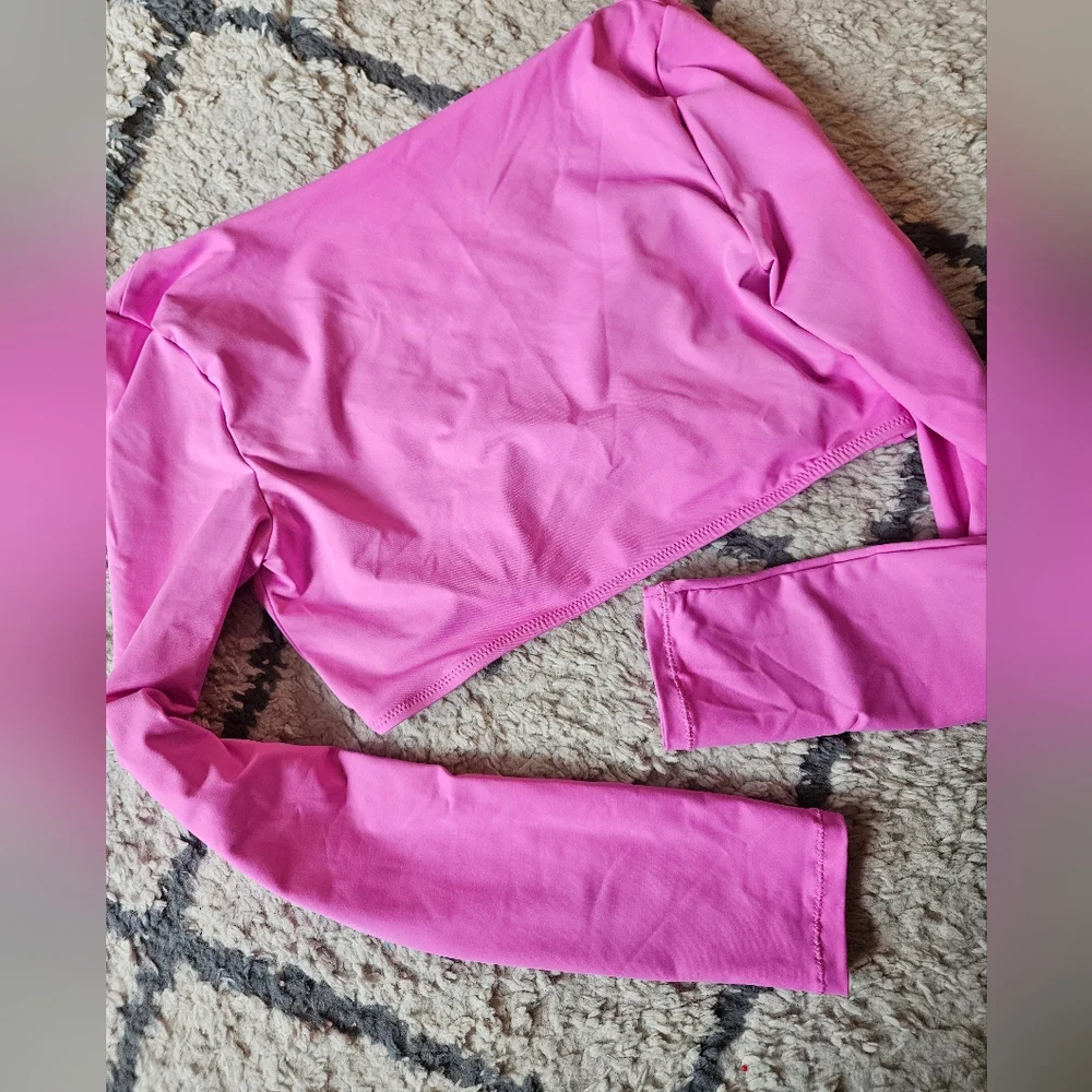 Skims Long Sleeve Swim Top Medium - Picture 3 of 5